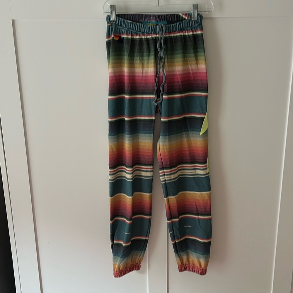 Aviator Nation Serape Bolt Sweatpants Size Small